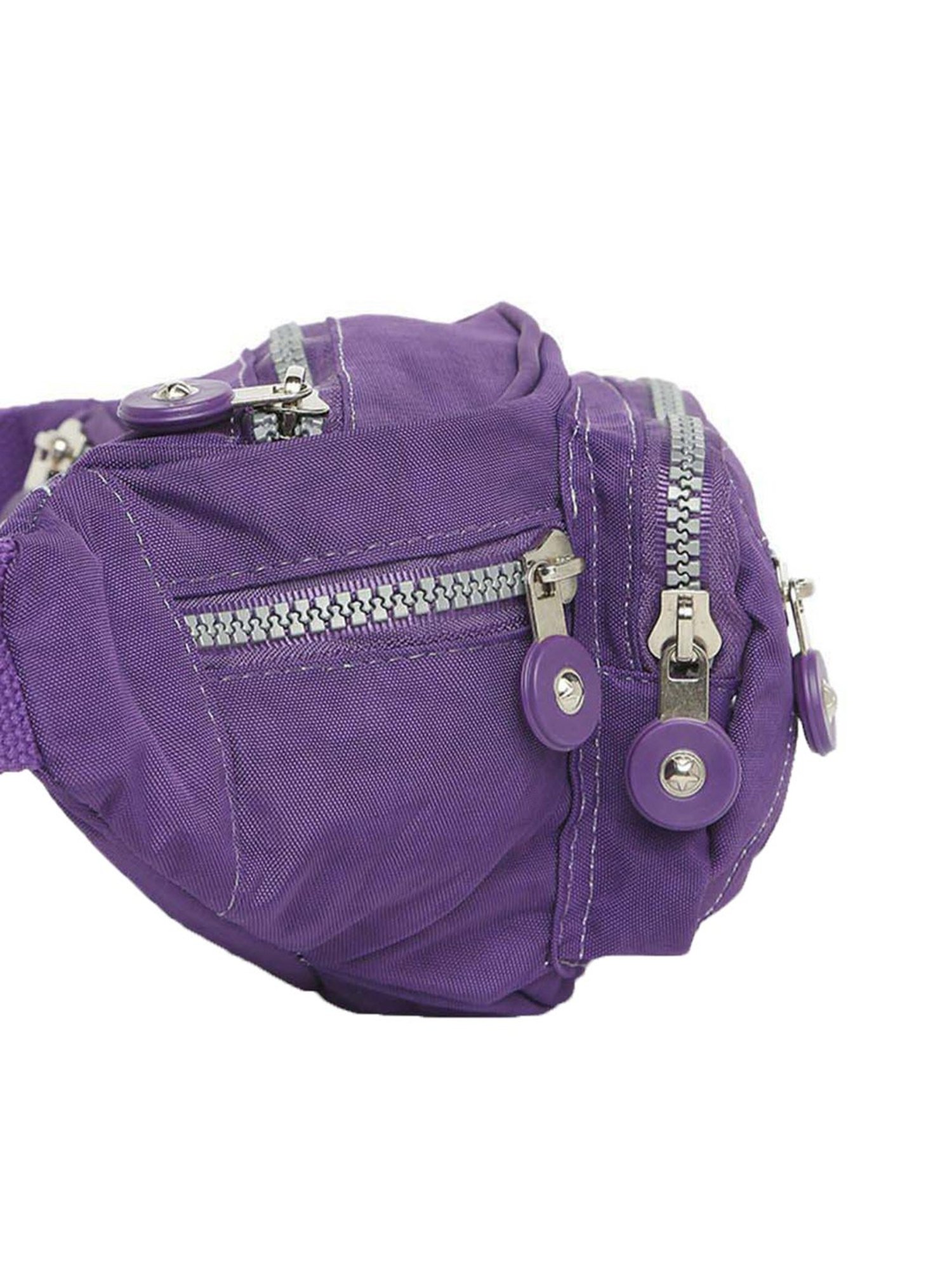 Baomi Purple Solid Waist Pouch