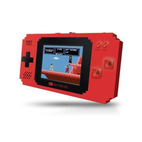 MY ARCADE Pixel Player Portable Handheld 300 Built-in Video Games w/ Data East Hits: Bad Dudes, Joe & Mac, BurgerTime, Karate Champ, Heavy Barrel, and many more