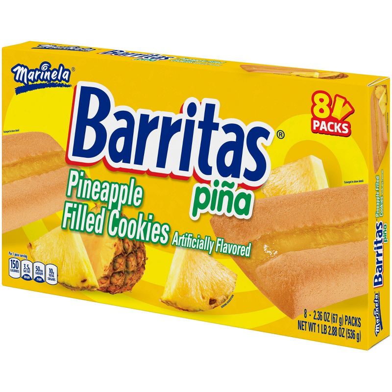 Marinela Barritas Pina Pineapple Bars - 8ct