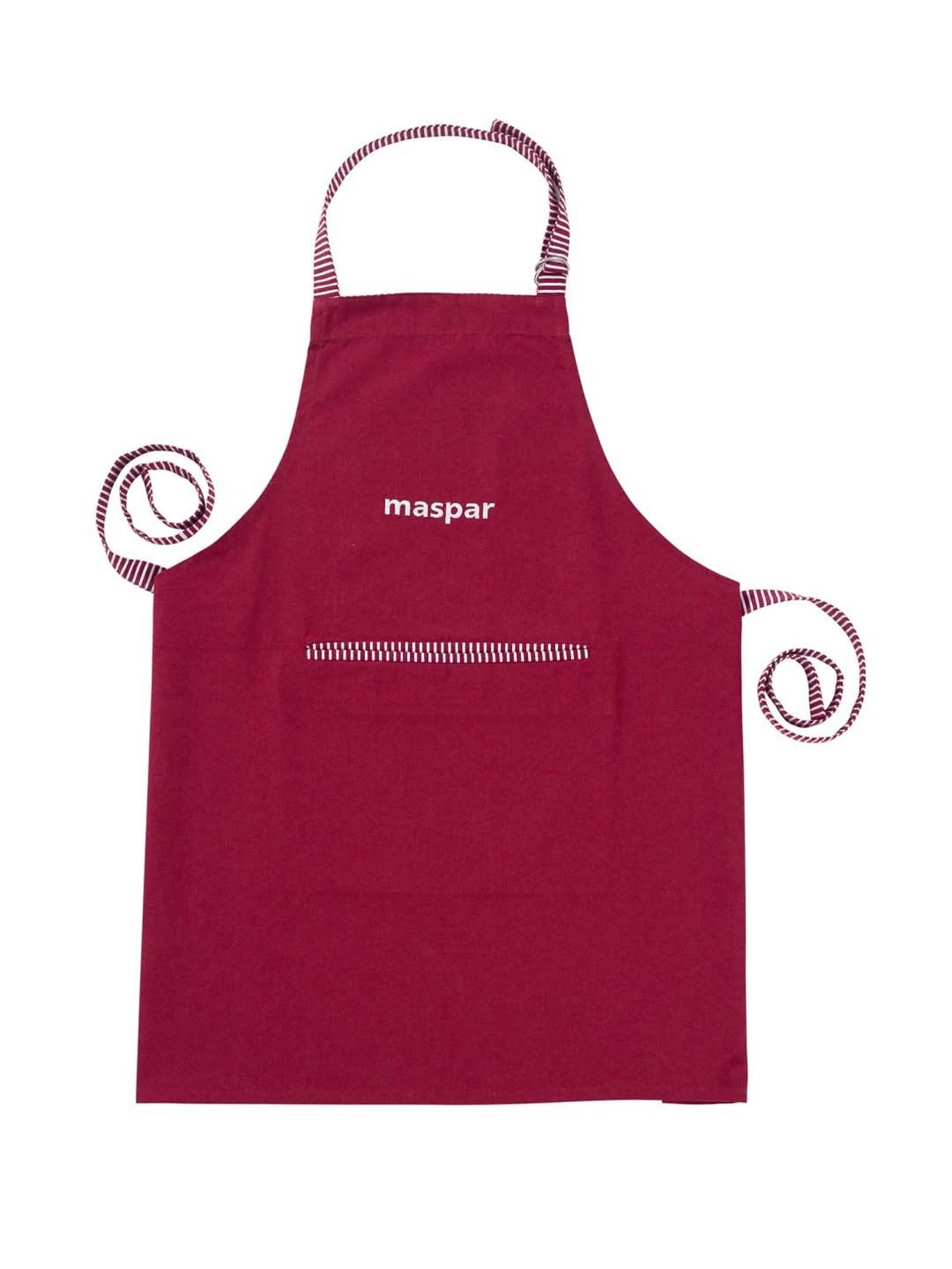 Maspar Red 100% Cotton 225 GSM Apron - Single Piece