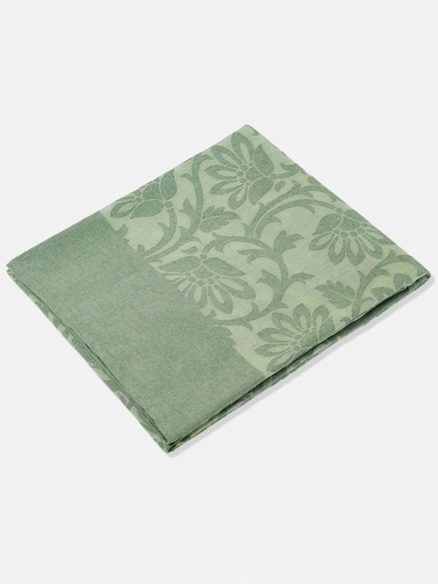 Fabindia Green Cotton 120 TC 120 GSM Inaya Table Cover - Set of 4