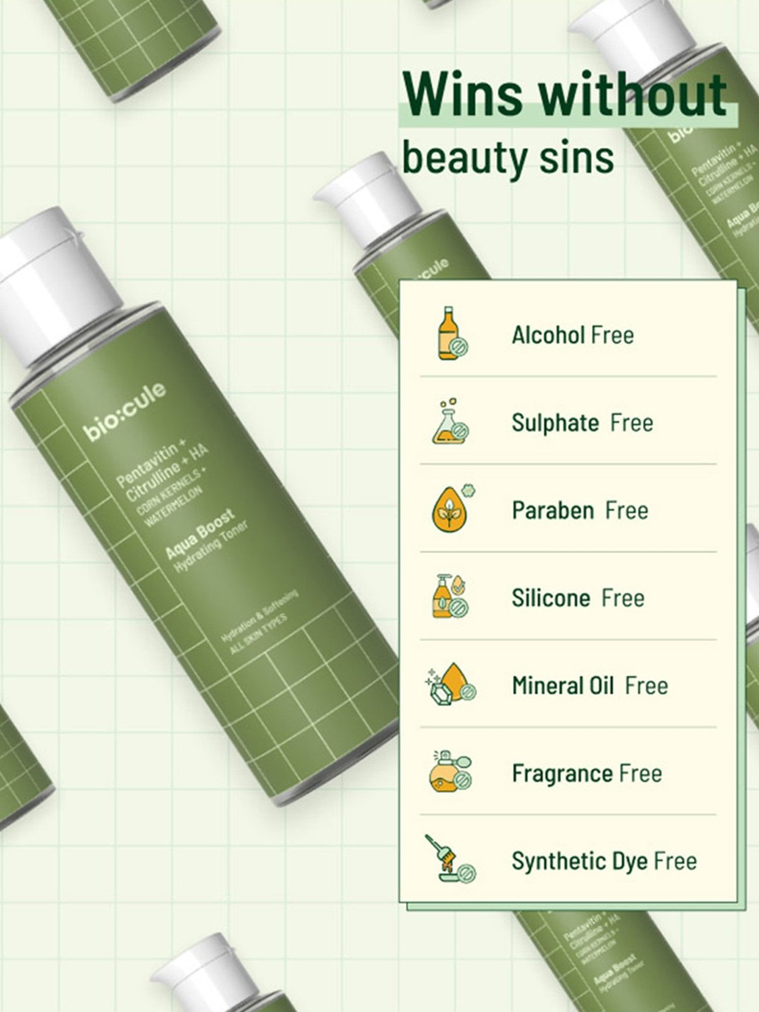 Biocule Aqua Boost Hydrating Toner - 100 ml