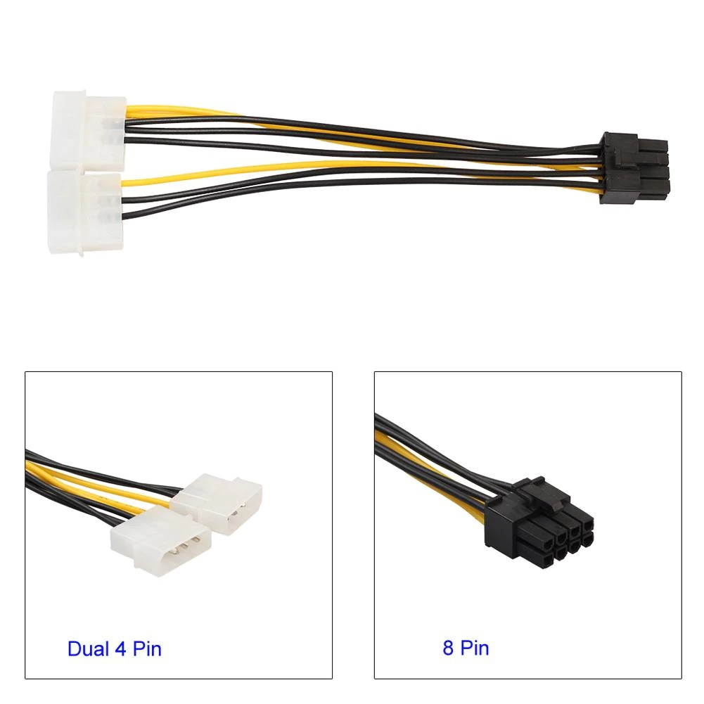 Micro Connectors 30cm Addressable RGB (ARGB) 1 to 4 Splitter Cable with/5 Male Pins (F04-04ARGB-30)