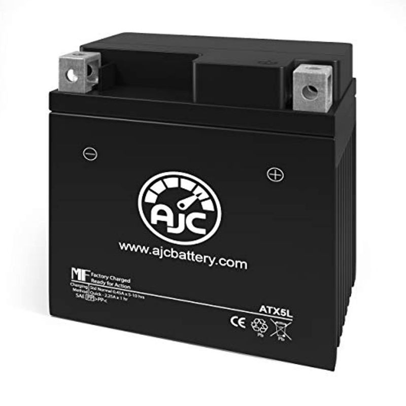 extreme battery xtax5l-bs powersports replacement battery - this is an ajc brand replacement