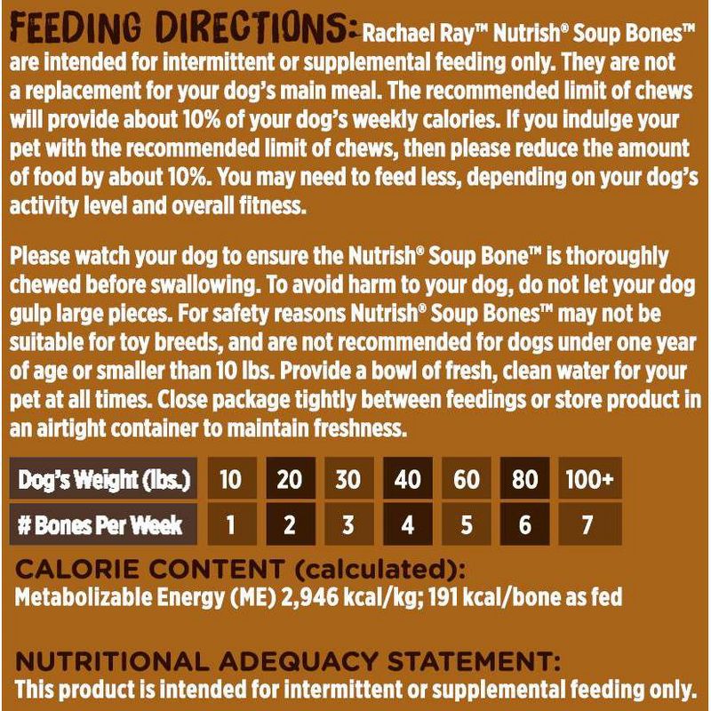 Rachael Ray Nutrish Soup Bones Dog Treats - Chicken & Veggie - 23.1oz