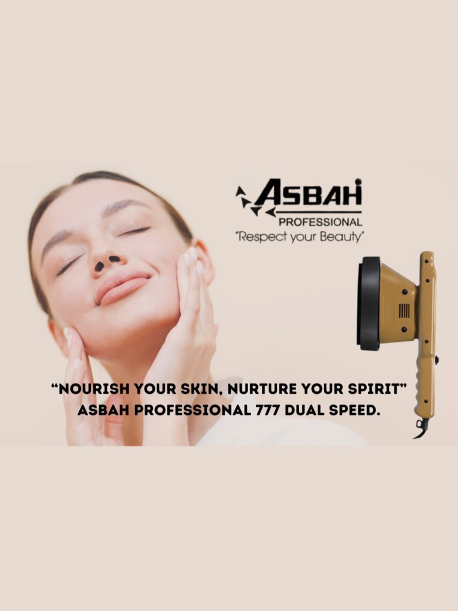 Asbah Professional 777 Dual Speed, Spa and Slimming Massager