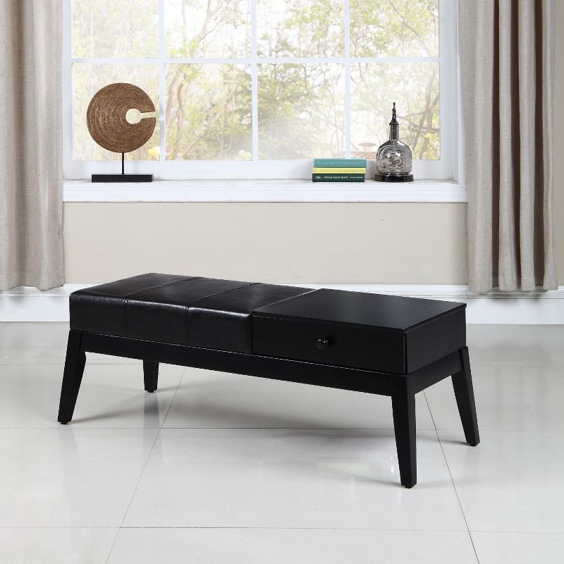Classic Rectangular Bench Black - Ore International