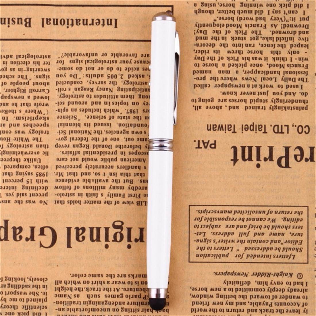 Metal 4 In 1 Stylus Pen for Phone And Tablet PC Compatible with Apple iPod / iPad and iPhone