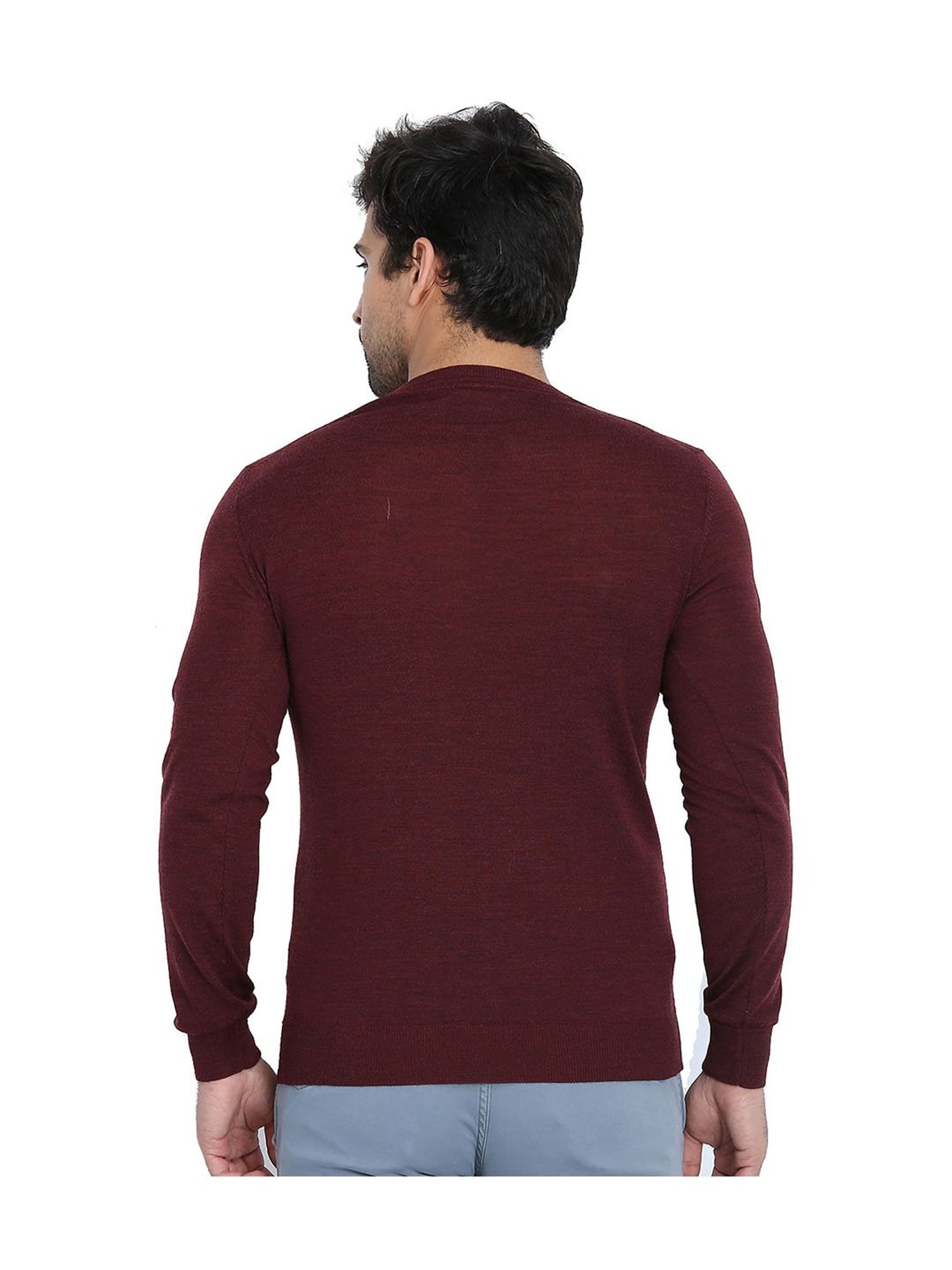 Lindbergh Bordeaux Slim Fit Sweater
