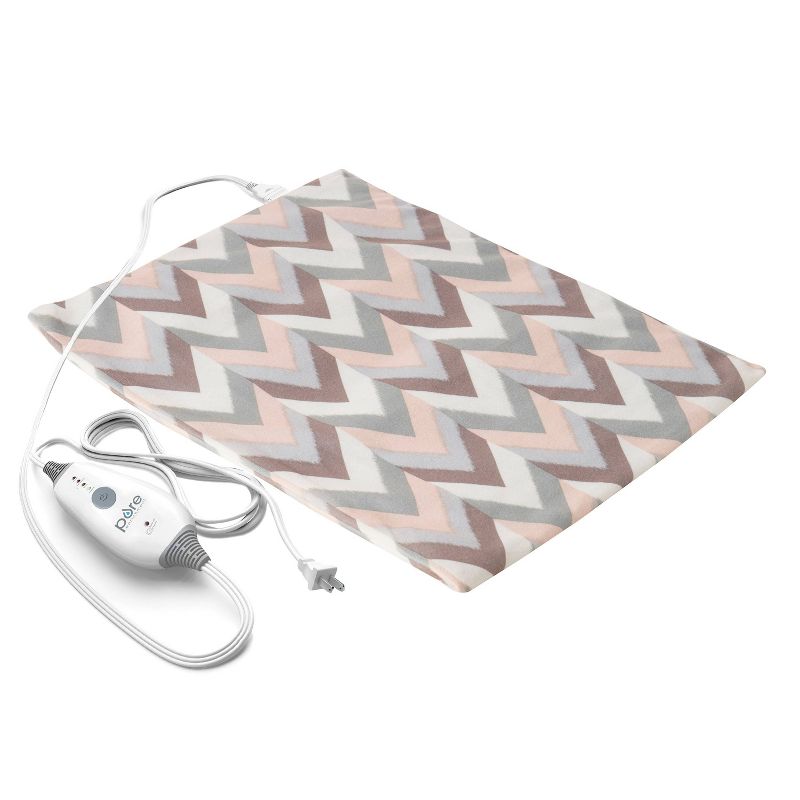 Pure Enrichment PureRelief Express Designer Series Electric Heating Pad - 12" x 15" - Desert Herringbone