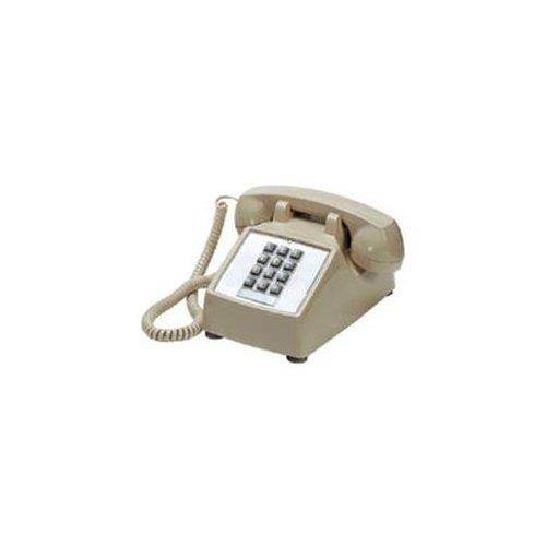 ITT 2500-V-BG Desk Phone with Ringer Volume Control - Beige