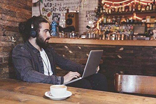 AudioTechnica ATH-SR5BTBK  Wireless Bluetooth On-Ear High-Resolution Audio Headphones (Black)