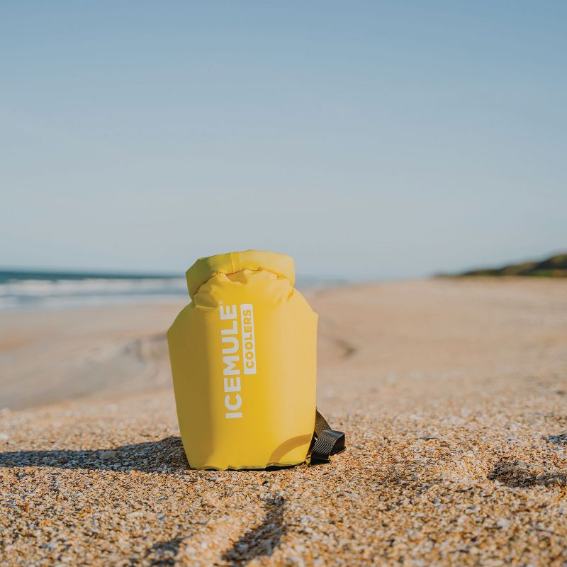 IceMule 1003 Classic Mini Collapsible Portable Soft Sided Roll Top 9 Liter 6 Can Lightweight Insulated Waterproof Leak Proof Backpack Cooler Sling Bag