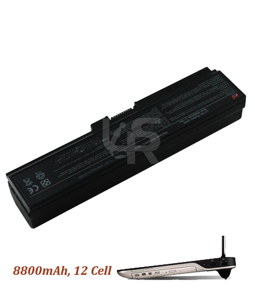 Laptop Battery Toshiba Satellite P775-S7100 P775-S7148 P775-S7160 P775-S7164 P775-S7215 P775-S7232 P775-S7234 (Loreso Replacement Part) - 4400mAh, 6 Cell