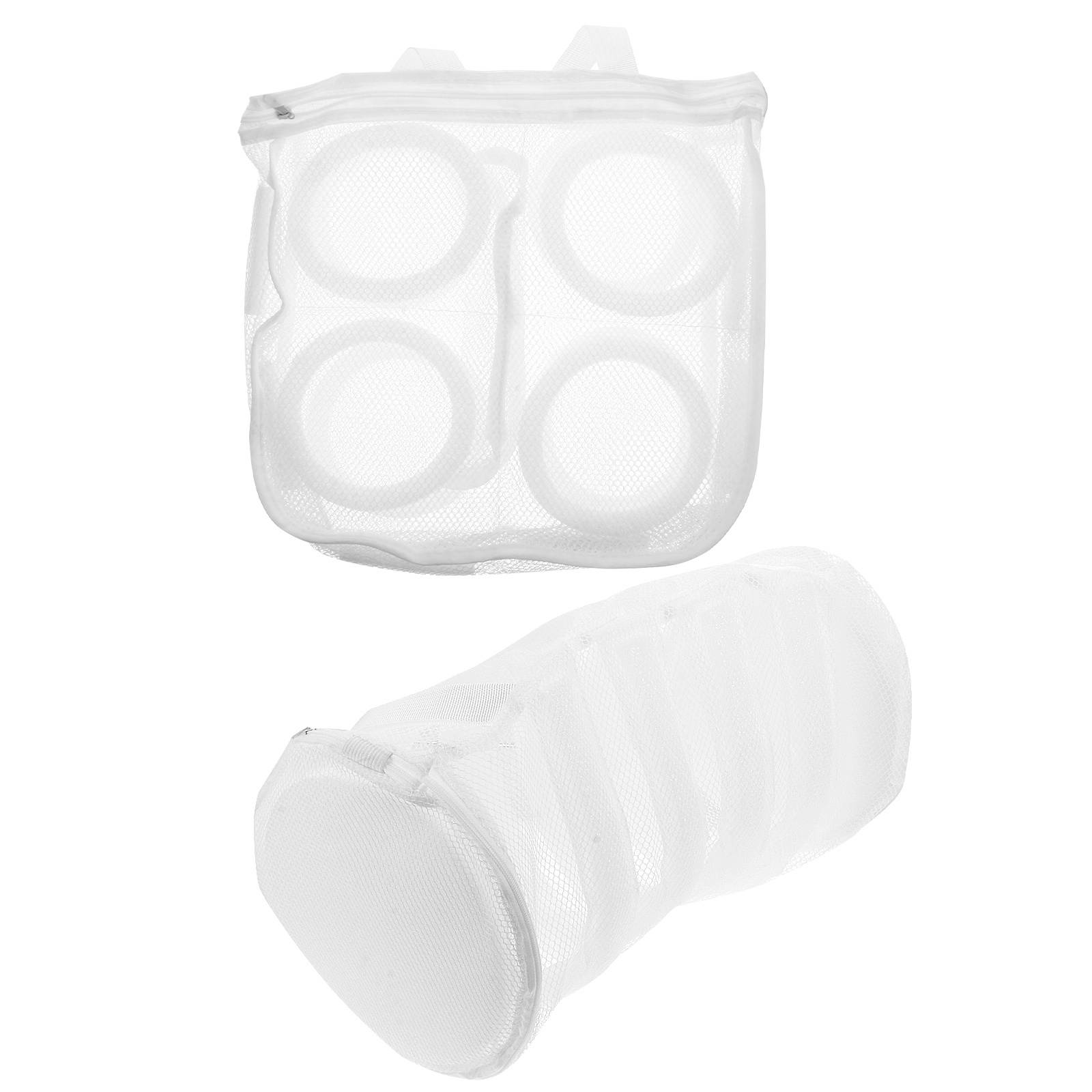 2pcs Durable Anti-winding Shoe Cleaning Bags Shoe Washing Bags Shoe Laundry Bags