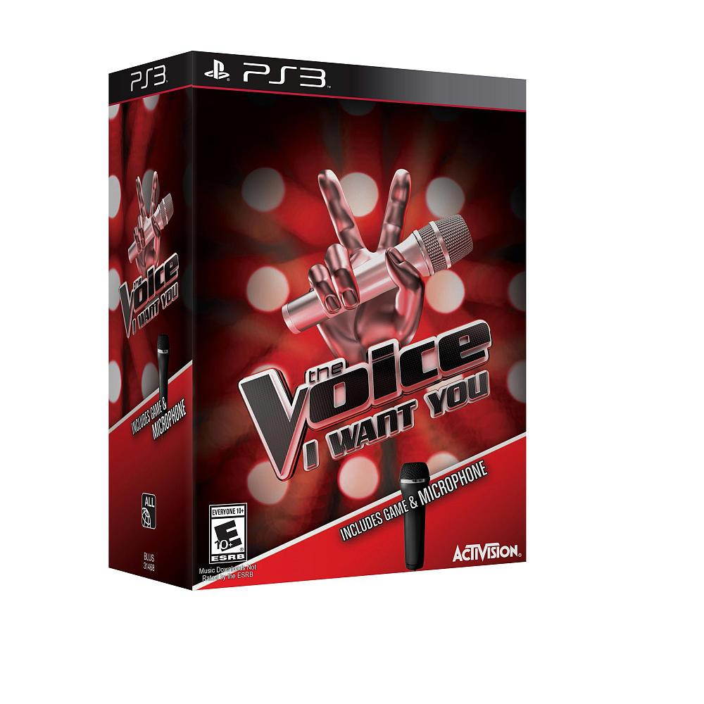 The Voice with Mic  PS3