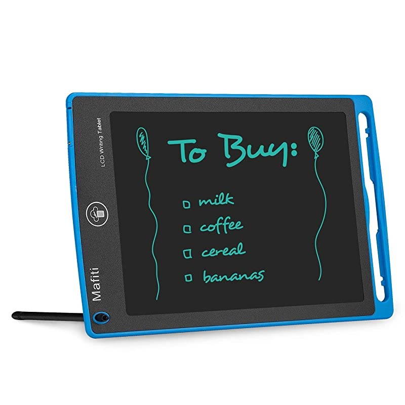 LCD Writing Tablet 85 Inch Electronic Writing Drawing Pads Portable Doodle Board Gifts for Kids Office Memo Home Whiteboard Blue