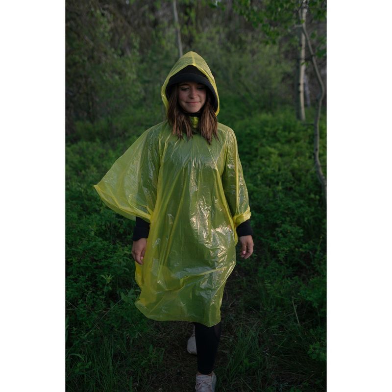 Stansport Emergency Hooded Poncho - 6 Pack