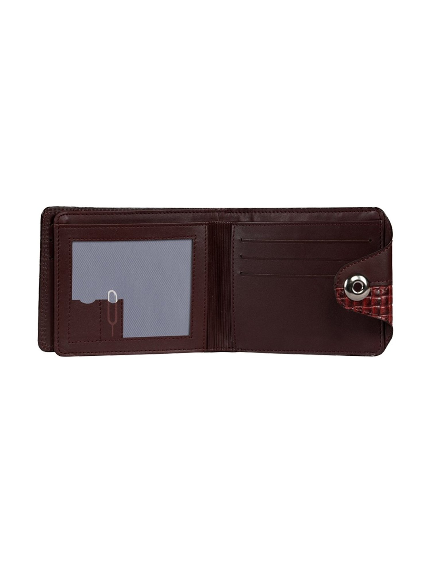 Scharf Brown Leather Rfid Bi-fold Wallet For Men