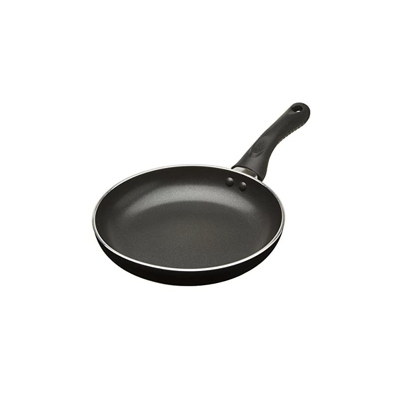 Non-Stick Fry Pan With Handle, Aluminum, 8", Black