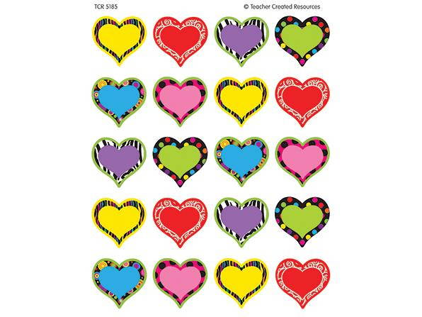 Teacher Created Resources TCR5185 Fancy Hearts Stickers