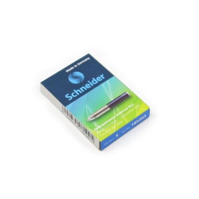 852 roller cartridge blue ink refills from schneider