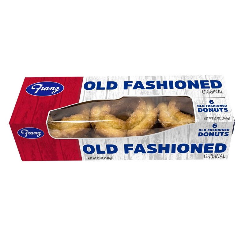 Franz Donuts Glazed Old Fashion Donut - 6ct/12oz