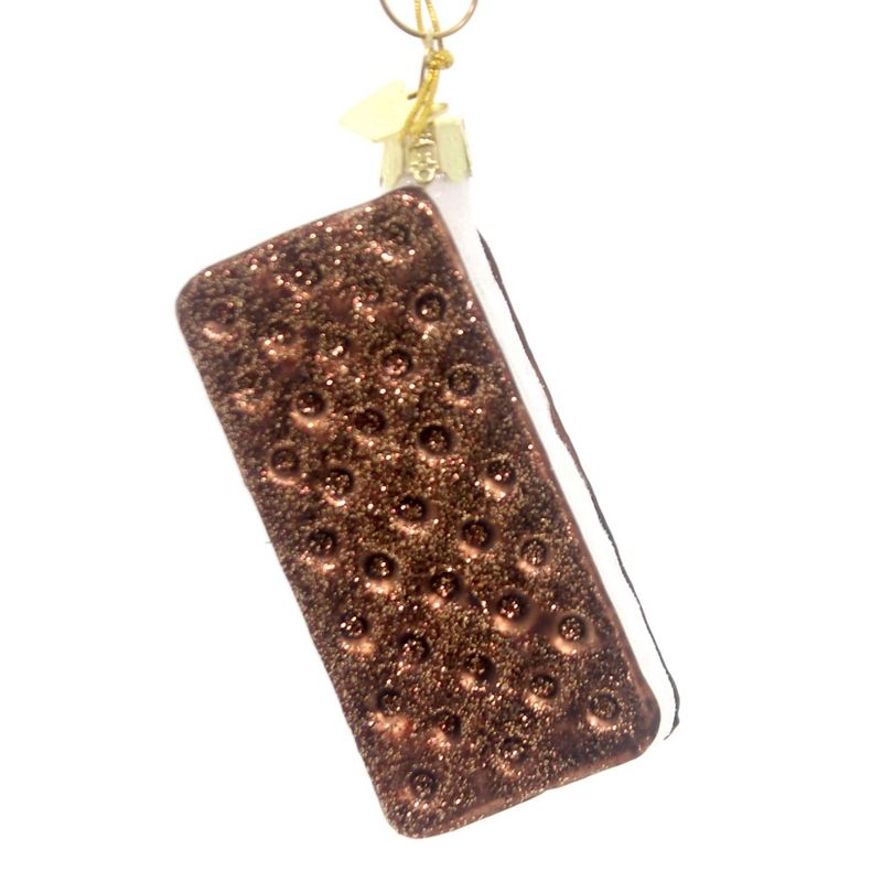 Noble Gems Ice Cream Sandwich Summertime Dessert Ornament  -  Tree Ornaments