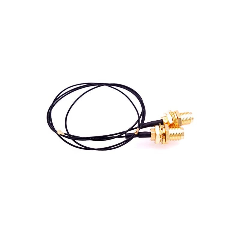 2Pcs 19cm U.FL iPX4 to SMA Antenna Connector (RP-SMA Female) iPEX4 MHF4 WiFi Pigtail Cable for M2 NGFF WLAN Card AX201 AX200 9560 9260 8265 8260 7265 7260