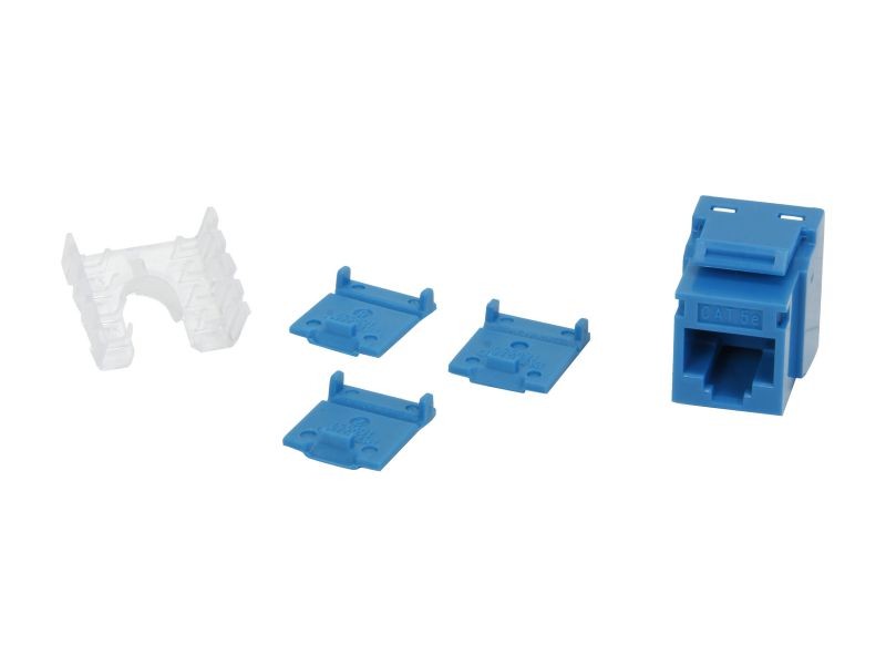 Micro Connectors CAT5 RJ45 Coupler F-F Straight