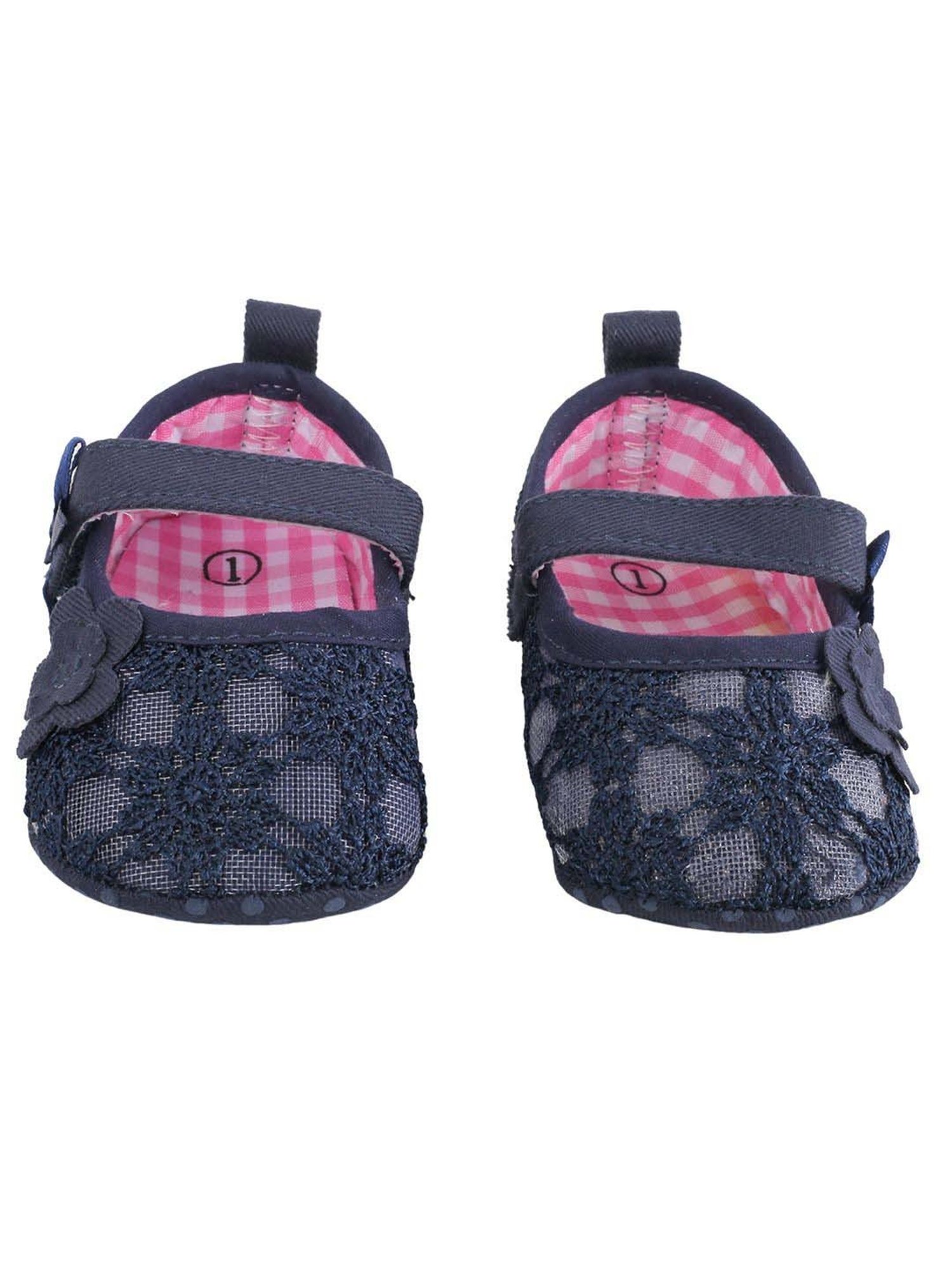 Baby Moo Kids Navy Casual Mary Jane Shoes