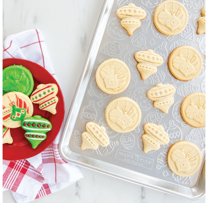 Nordic Ware Embossed Naturals(R) Ornament Pattern Half Sheet
