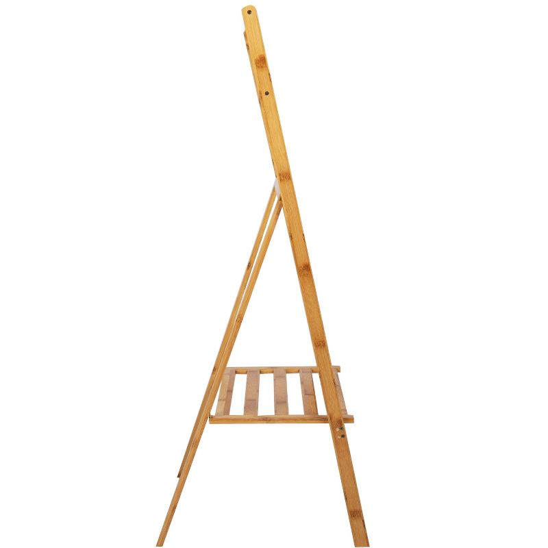 Sunbeam Bamboo and Stainless Steel  Foldable Drying Rack