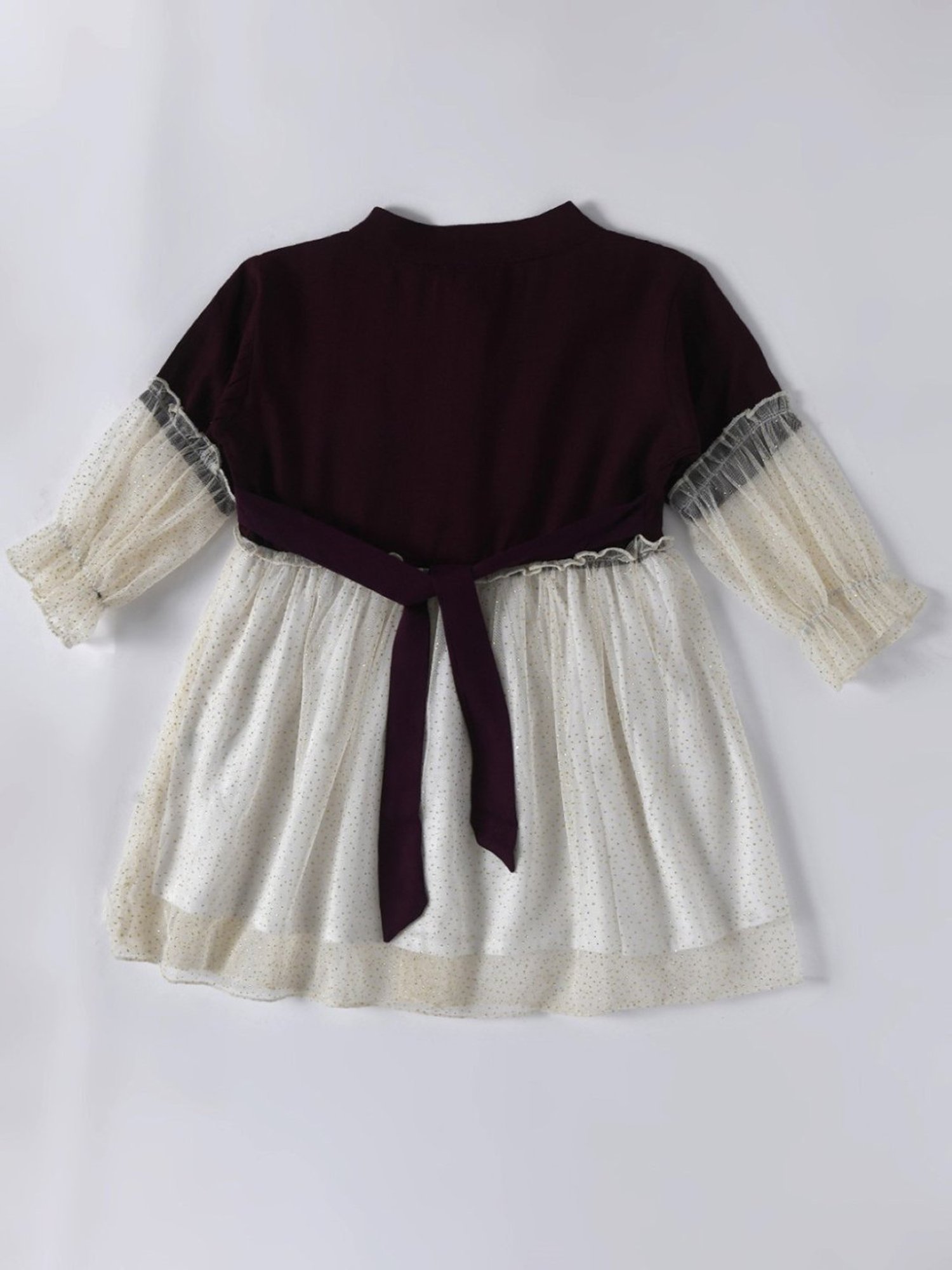 Pink Chick Kids Navy Solid Party Gowns