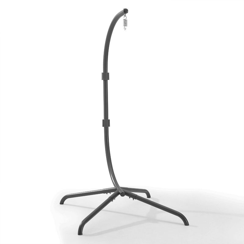 Sorbus Brazilian Double Hammock with Stand - Green, Blue Stripes