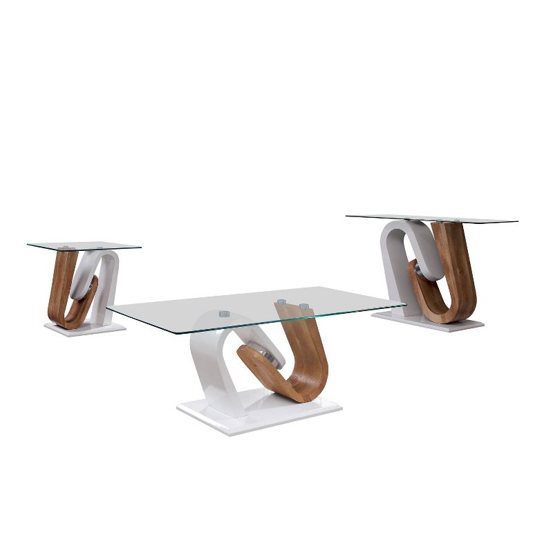 3pc Saxon Coffee Table Set Tan - miBasics