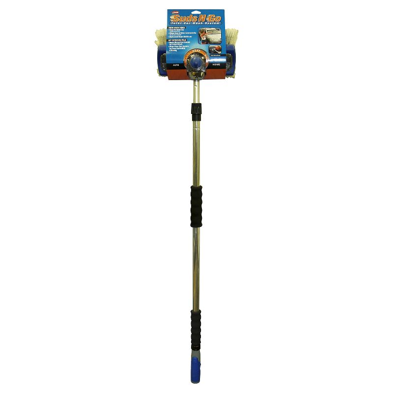 AutoSpa 71" Automotive Cleaning Wash Brush with Extension Pole