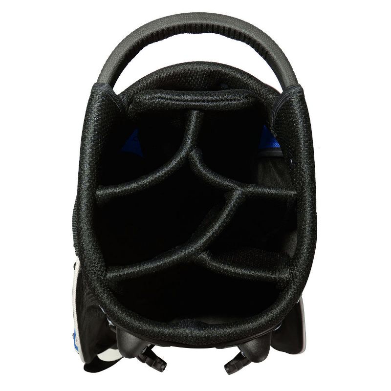 Costway Golf Stand Cart Bag Club w/6 Way Divider Carry Organizer Pockets Storage Blue