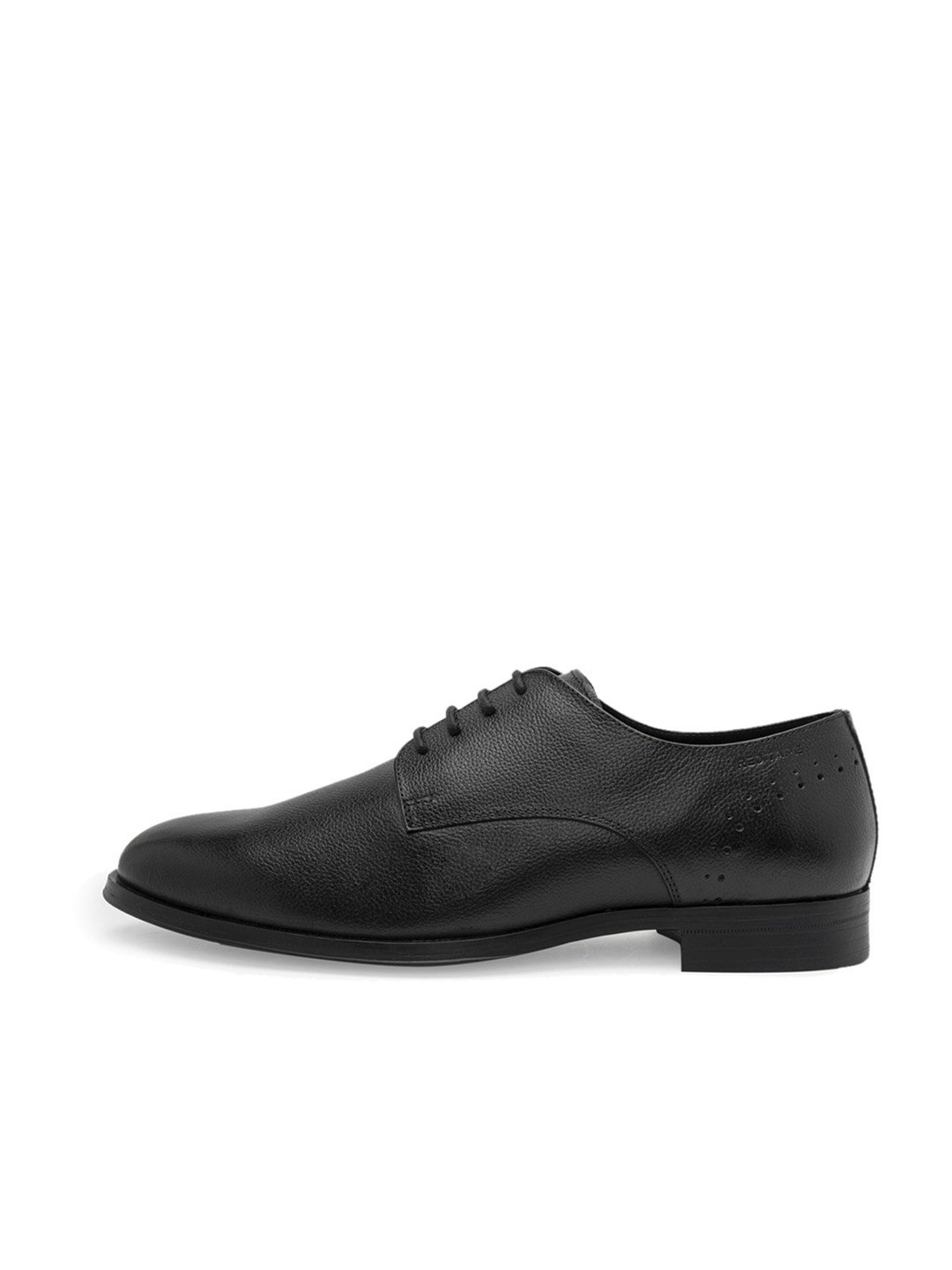 Red Tape Men's Black Derby Shoes