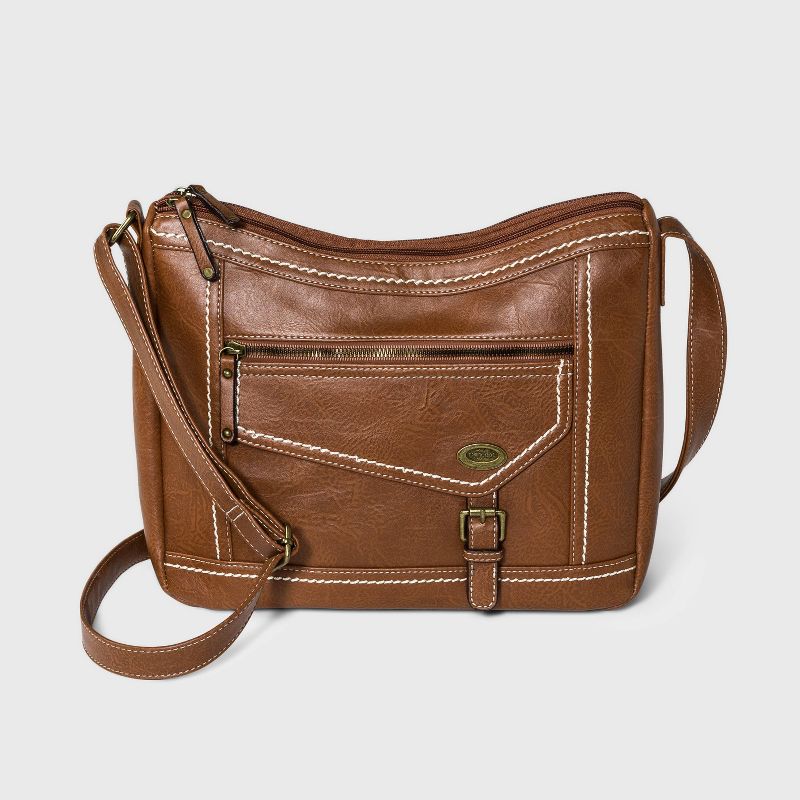 Concept Shoulder Handbag - Brown