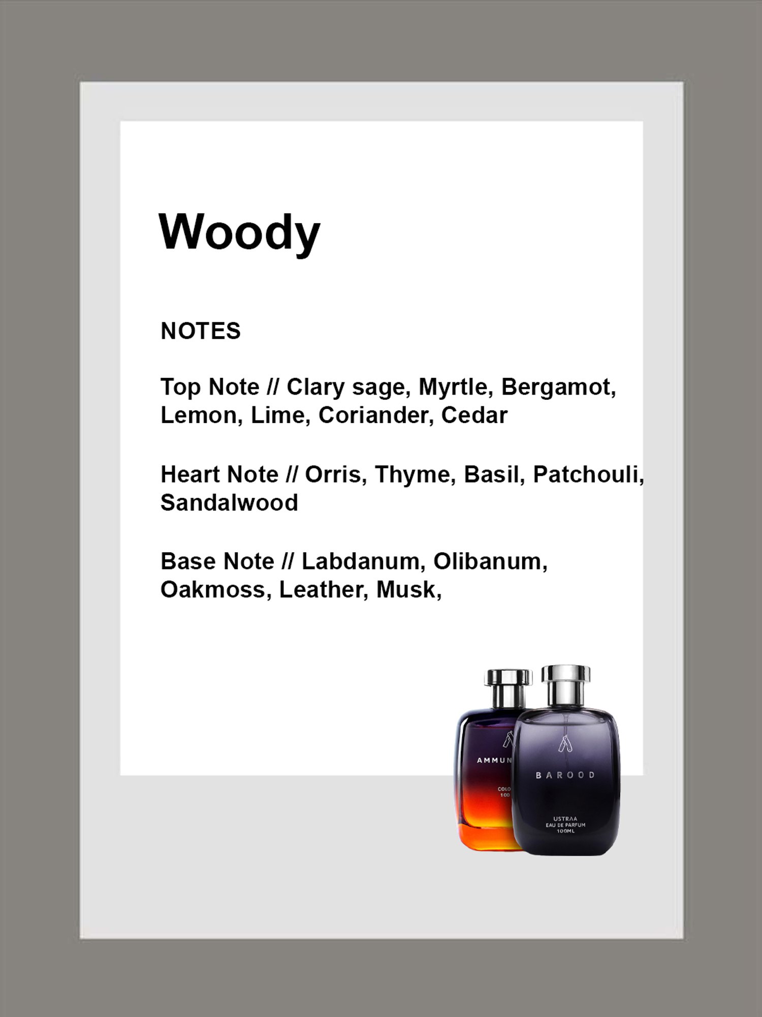 Ustraa Barood Eau De Parfum & Ammunition Cologne - Set of 2