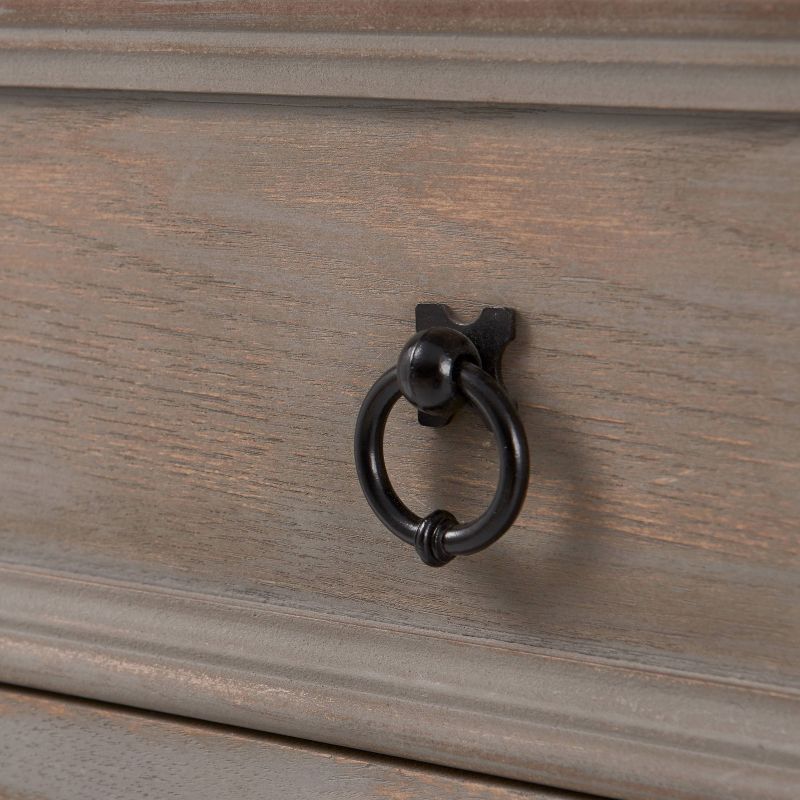 Thomas 3 Drawer Chest Gray - ClickDecor