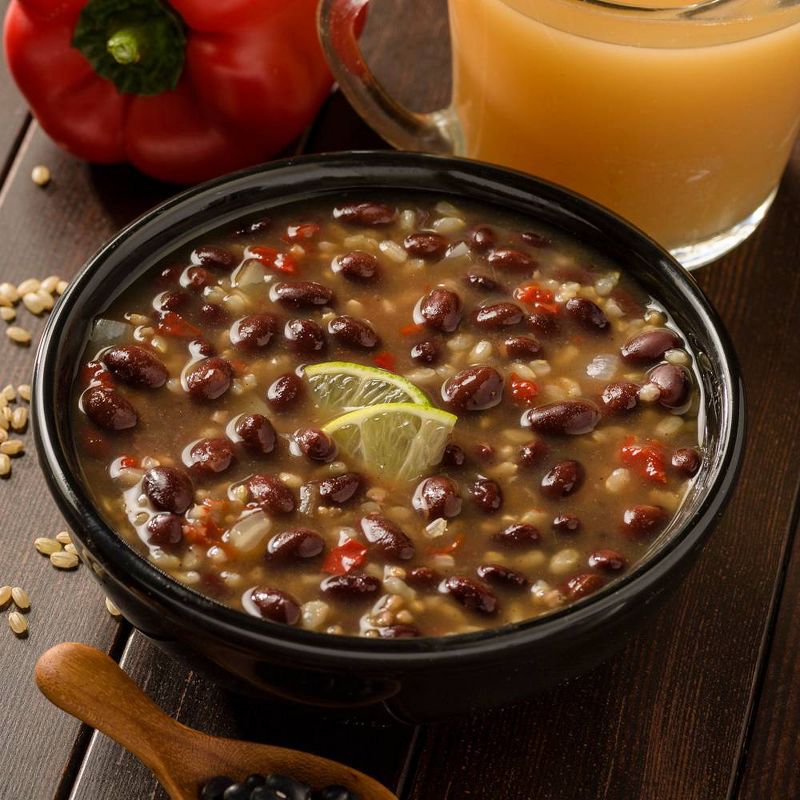 Pacific Foods Organic Chicken Bone Broth Caribbean Black Bean Soup - 17oz