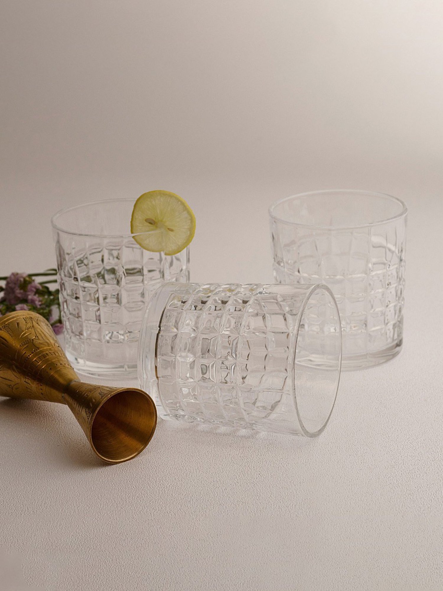 BlackCarrot Whiskey Glass Set of 6