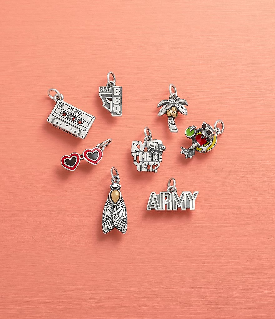 James Avery Tia Embellished Heart Charm