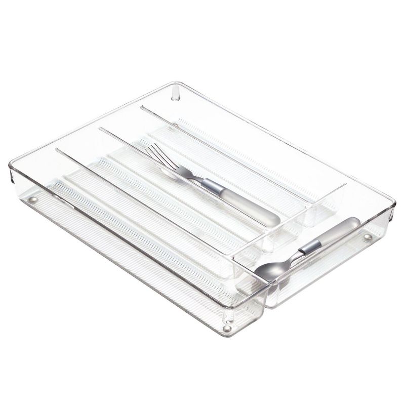 iDESIGN Linus Cutlery Tray Clear