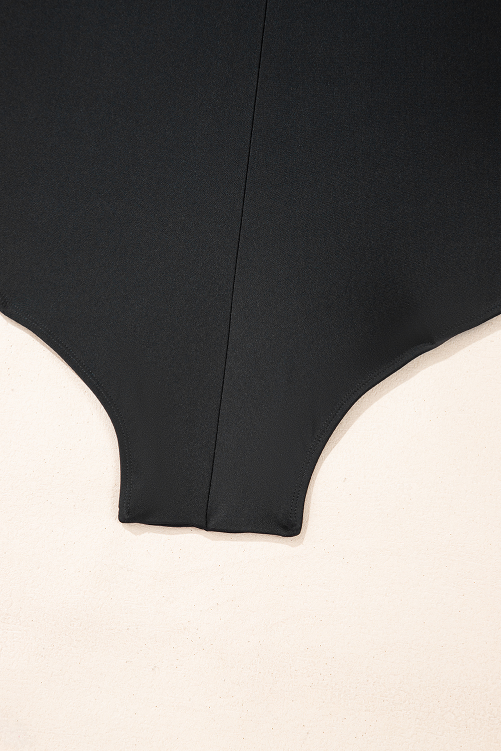 Black Plant Print Zip Front Half Sleeve One Piece Swimsuit