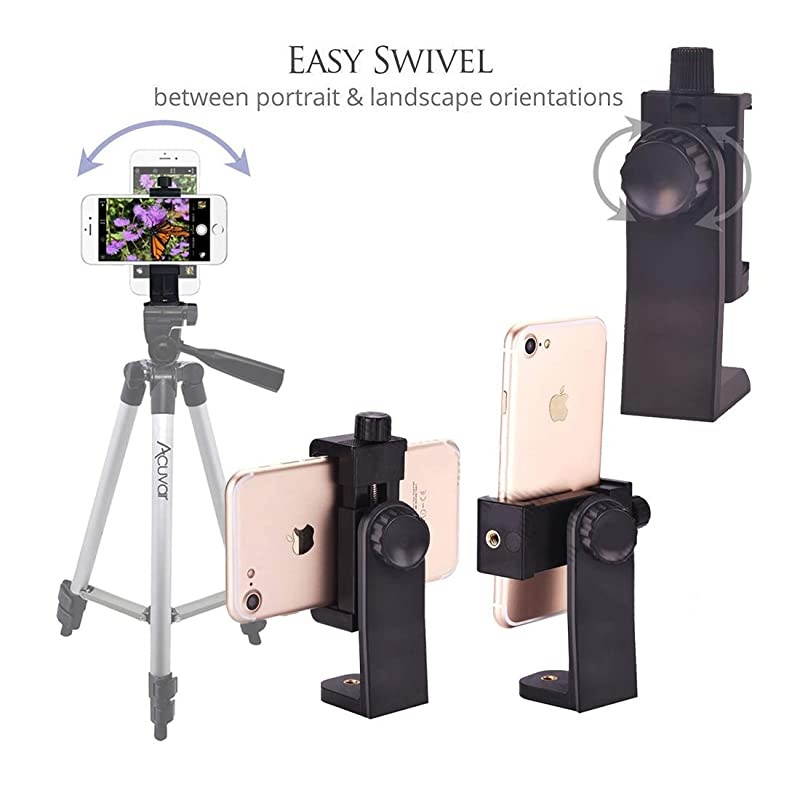 50quot SmartphoneCamera Tripod with Rotating Mount amp Wireless Camera Remote Fits All Smartphones iPhone 11 Pro Max 11 Pro 11 Xs Max Xr X 8 8+ 7 7 Plus Android Note 10 S10+ etc