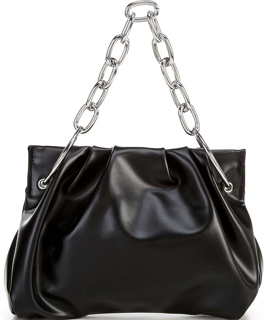 House of Want Chill Vegan Leather Chain Strap Framed Clutch Bag