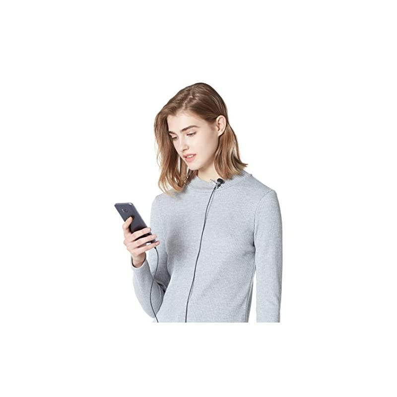 Basics Lapel Microphone Omnidirectional Mic Silver 2Pack